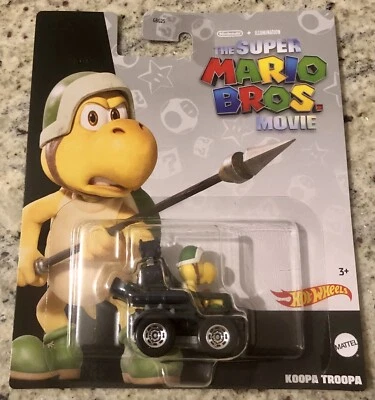 Hot Wheels THE SUPER MARIO BROS MOVIE KOOPA TROOPA NERO HKD59 - LA10 GBG25 1:64 - Immagine 1 di 2
