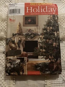 Simplicity 8396 Christmas Decor Stocking Treeskirt Wreath Sewing Pattern Uncut - Picture 1 of 4