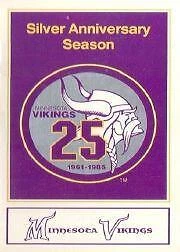 Tarjeta de fútbol americano de la policía de los vikingos B6173- 1985 #s 1-16 -Tú eliges- 15+ ENVÍO GRATUITO A EE. UU. Foto 1 de 1