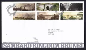QE2 - 2006 - 1st Day Cover - Isambard Kingdom Brunel - Picture 1 of 1