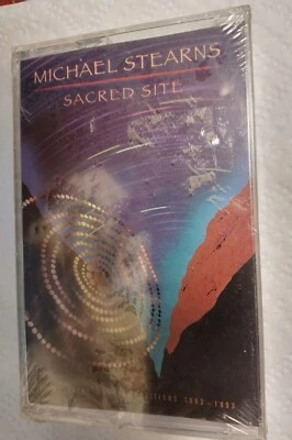 Michael Stearns  Sacred Site 1988 cassette tape Hearts Of Space SEALED uncut 1st - Image 1 of 4