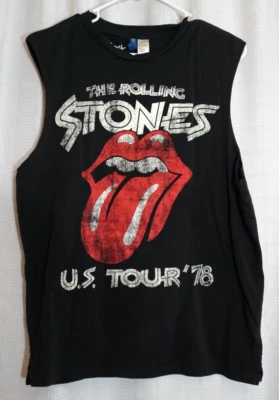Divided M sleeveless rolling stones faux concert t shirt for "78" - Image 1 of 3