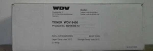 WDV Artist  8400 Toner Kit  2 Flaschen  + Resttonerbehälter  OVP  - Bild 1 von 1