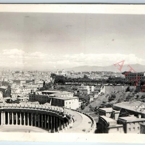 C1940 Roma Italia Piazza San Pietro Bernini Arcade Instantánea Basílica Vaticano C52 - Imagen 1 de 3