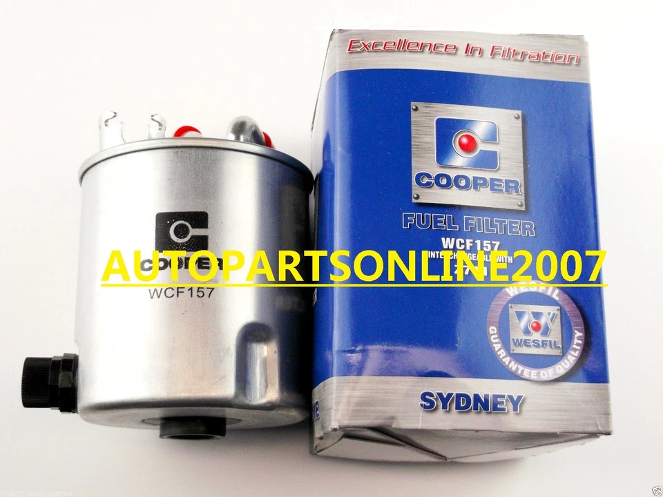 COOPER DIESEL FUEL FILTER for NISSAN NAVARA D40 YD25 2.5L SPANISH 06/2006-ON - image 1 of 1