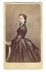 Foto photo cdv albumina Isabella di Baviera duchessa di Genova by anonimo 1870 c - Foto 1 di 3