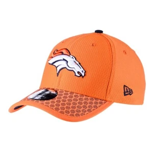 Denver Broncos NFL New Era 3930 Sideline Hat Cap Orange - Size Med - Large - Picture 1 of 3