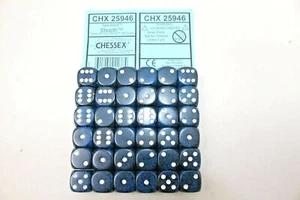 Chessex Dice 12mm D6 (36 Dice) Speckled Stealth CHX25946 - Picture 1 of 1
