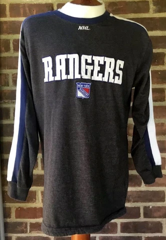 Majestic New York Rangers longsleeve Shirt Size Medium Cover