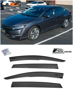 EOS Visors For 17-21 Honda Clarity JDM Mugen Style Side Vents Window Rain Guards - Foto 1 di 11