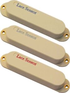 Lace Sensor Blue Silver Red Strat Value Pack pickup set - cream