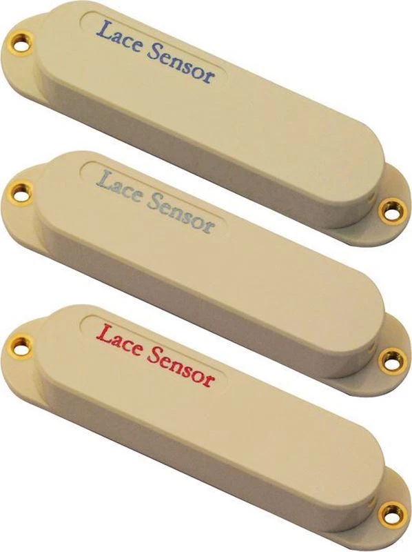 Lace Sensor Blue Silver Red Strat Value Pack pickup set - cream - Image 1 of 1