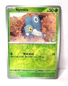 Pokémon TCG - Nymble - 020/193 - Reverse Holo - Paldea Evolved - NM/MINT - Picture 1 of 1