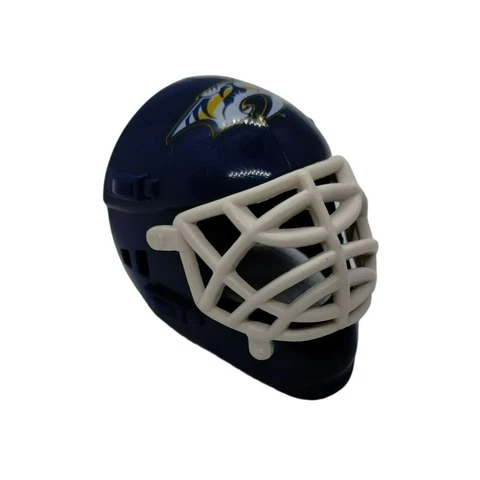 Franklin NHL Nashville Predators Mini Goalie Face Mask Helmet Plastic 2 in Cover
