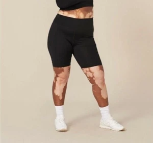 Pantalones Cortos GIRLFRIEND Collective Negros Cintura Alta Largos Motociclista Gimnasio Yoga XXL 1X 2X - Imagen 1 de 6