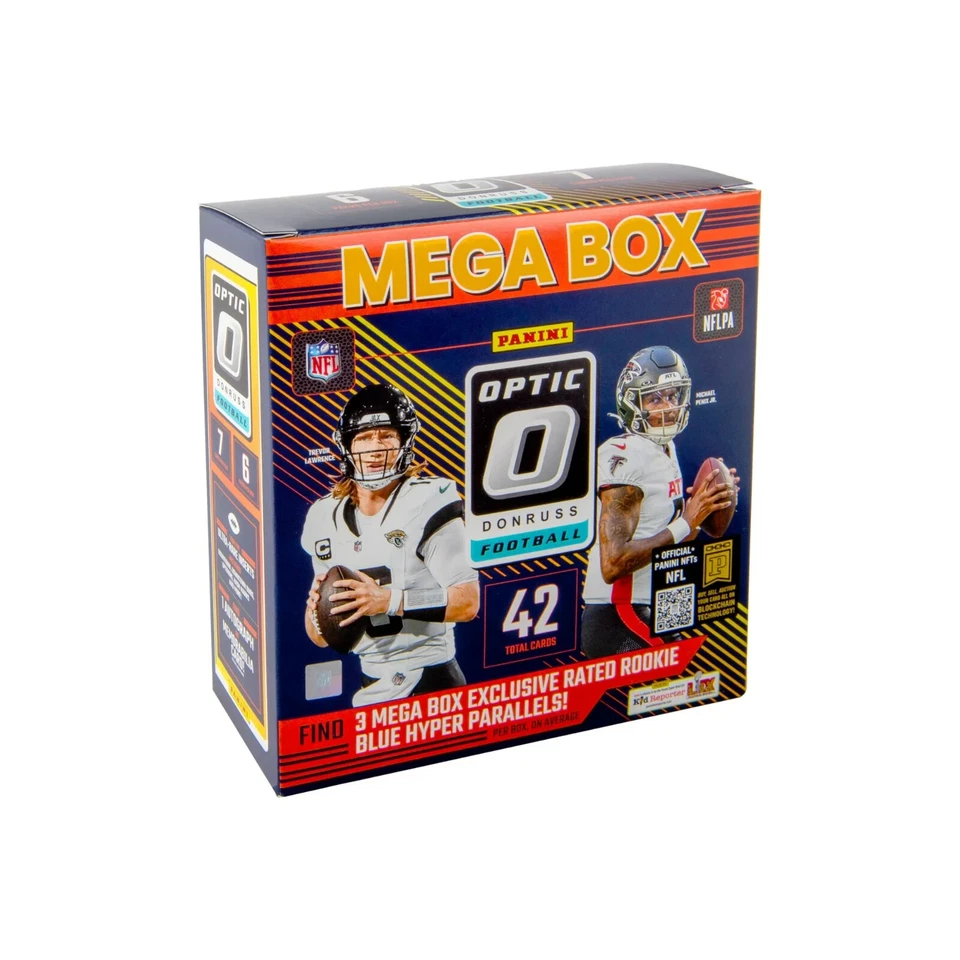 2024 Panini Donruss Optic Football Mega Box (Blue Hyper Parallels)