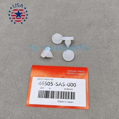 New 4PCS  Brake Clutch Pedal Stopper Stop Pad For Honda Civic Accord New Foto 1 de 4