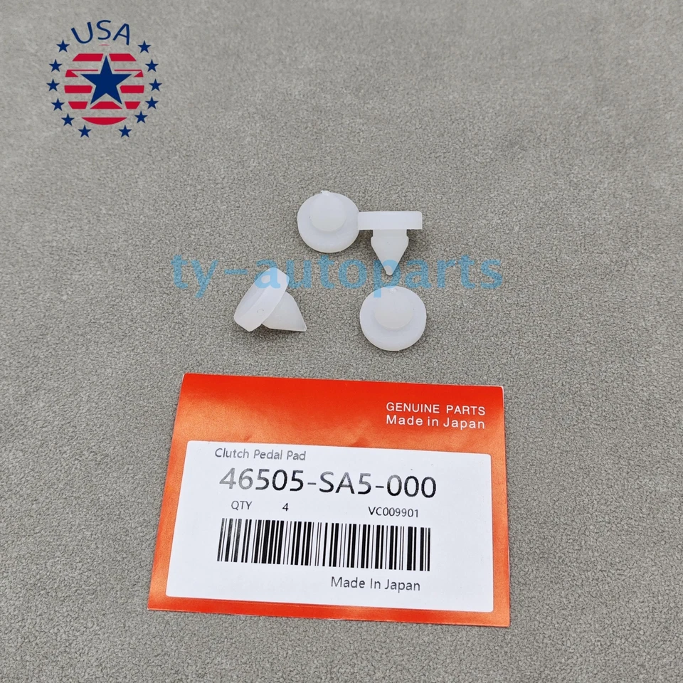 New 4PCS  Brake Clutch Pedal Stopper Stop Pad For Honda Civic Accord New - Imagem 1 de 4
