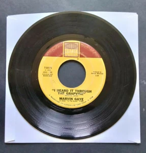 MARVIN GAYE "I Heard It Through The Grapvine" 45 rpm label Error "Grapevine" - Picture 1 of 6