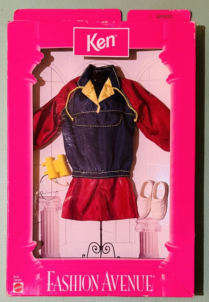 Mattel 1997 Barbie Fashion Avenue Ken Sweater Pants Shoes Outfit 18099