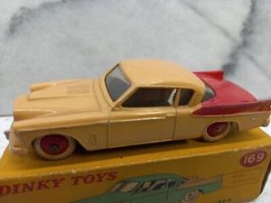 DINKY 169 STUDEBAKER GOLDEN HAWK EXCELLENT MODEL in ORIGINAL BOX. - Picture 1 of 11