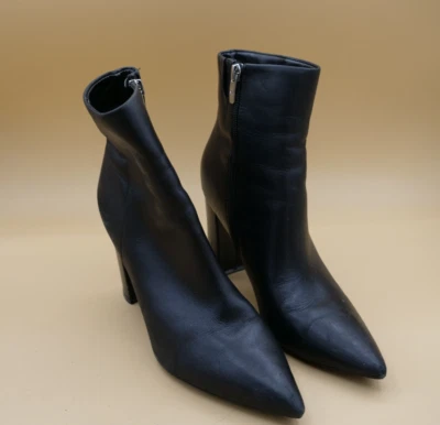 Marc Fisher LTD Womens Ulani Block Heel Booties Ankle Boots Shoes Size 8 M - Image 1 of 4