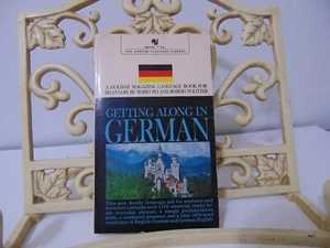 VINTAGE 1965 Getting Along In German - Mario Pei Paperback Book - Picture 1 of 7