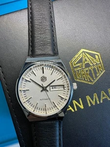 San Martin SN0102 Herren Dress Watch 37mm Mode ST2100 automatische mechanische Uhr - Bild 1 von 12