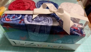 Kit de manta de tela EZ Minky DENIM AND STARS acabados a 48" x 58" - Imagen 1 de 2