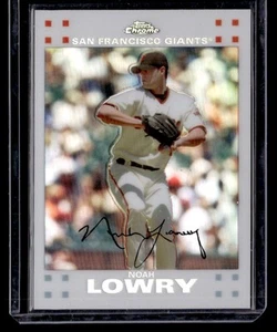 2007 Topps Chrome #75 Noah Lowry White Refractors #/660 - Bild 1 von 2