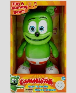 Tanzende & singende Gummibärchen Druckknopf zum Bewegen & Grove Spielzeug Spaß Geschenk - Bild 1 von 2