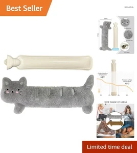 Hund Katze Wärmflasche 2L Kuschelig Flausch Bezug Nacken Rücken Winter - Bild 1 von 11