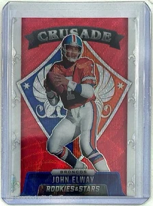2021 Panini Rookies & Stars #CR-13 John Elway Crusade Red Wave - Picture 1 of 2