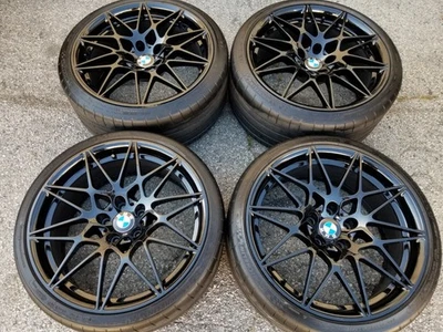 Original BMW M3 M4 20" OEM Competition 666 M Black Wheels Rims Tires $3485-obo - Image 1 of 4