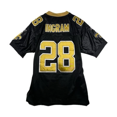 Camiseta deportiva vintage Reebok para hombre New Orleans Saints Mark Ingram NFL OnField (talla 48) Foto 1 de 4