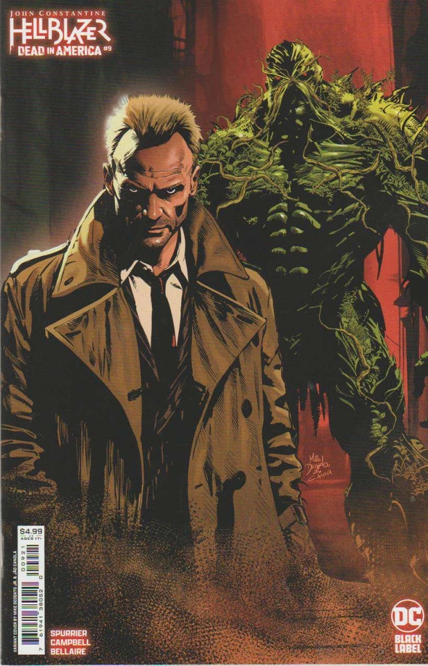 John Constantine, Hellblazer: Dead in America #9B VF/NM; DC | Swamp Thing Black - Image 1 of 1