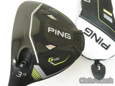 PING G430 Max Fairway 15° 3 Wood Alta CB 65 Black Stiff Flex +Cover  LEFT LH - Image 1 of 4