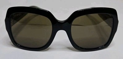 Gucci GG0036S 002 54-22-140 Mujer Cuadrado - Negro/Verde/Rojo Marcos - LEER Foto 1 de 4