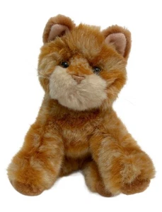 Peluche vintage Russ Whiskers 6" realistico zenzero arancione tabby gatto gattino 2480 - Foto 1 di 11