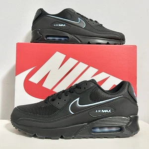 Nike Air Max 90 “Black University Blue” Men’s Size 13 Lifestyle Sneakers - Picture 1 of 8