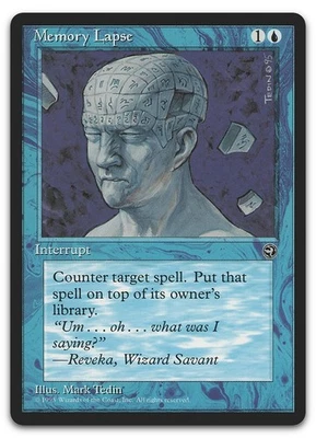 Memory Lapse #32 (LP) Homelands HML Magic MTG - Image 1 of 2