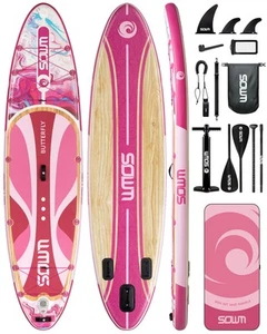 Inflatable Paddle Boards 11'x33'' with Sup Accessories, Stand Up SUP Paddle B... - Picture 1 of 9