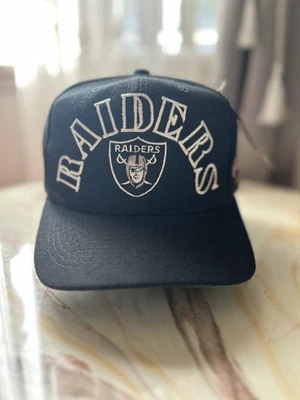 Vintage LA Raiders SnapBack Hat Cap Annco Super Bowl LA 90s Nwt Script Las Vegas - Image 1 of 4