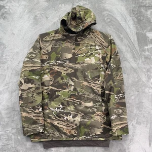 Under Armour hoodie men small double layer ridge reaper zip pockets face mask - Picture 1 of 15