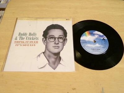 Buddy Holly 45 - Think It Over - MCA BH-6  w/PS  U.K. pressing - Image 1 of 2