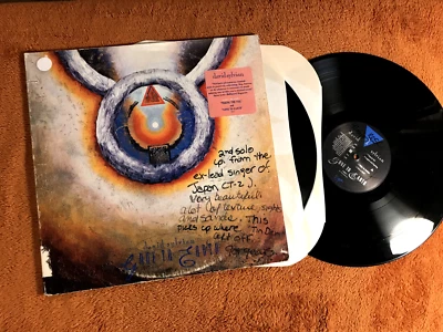 DAVID SYLVIAN GONE TO EARTH ROBERT FRIPP VIRGIN gatefold '87 us japan 2 LP PROMO - Image 1 of 2