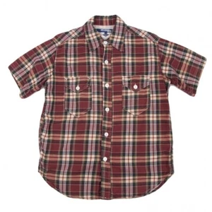 JUNYA WATANABE MAN POST O'ALLS Checker Short Sleeve Shirt Size S(K-133681) - Picture 1 of 12