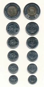 Antille Olandesi / Sint Maarten - 1+5+10+25+50 Centesimi + 1 Fiorino 2025 UNC Nuovo - Foto 1 di 1