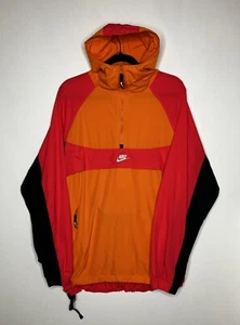 Giacca da pista logo Nike Overhead Packaway in rosa - Foto 1 di 12