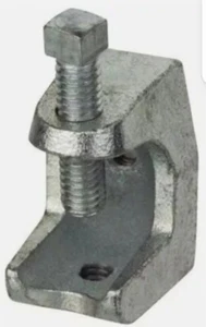 25 Thomas & Betts Superstrut 1/4-inch Electroplated Zinc Beam Clamps - Z500-25 - Picture 1 of 3